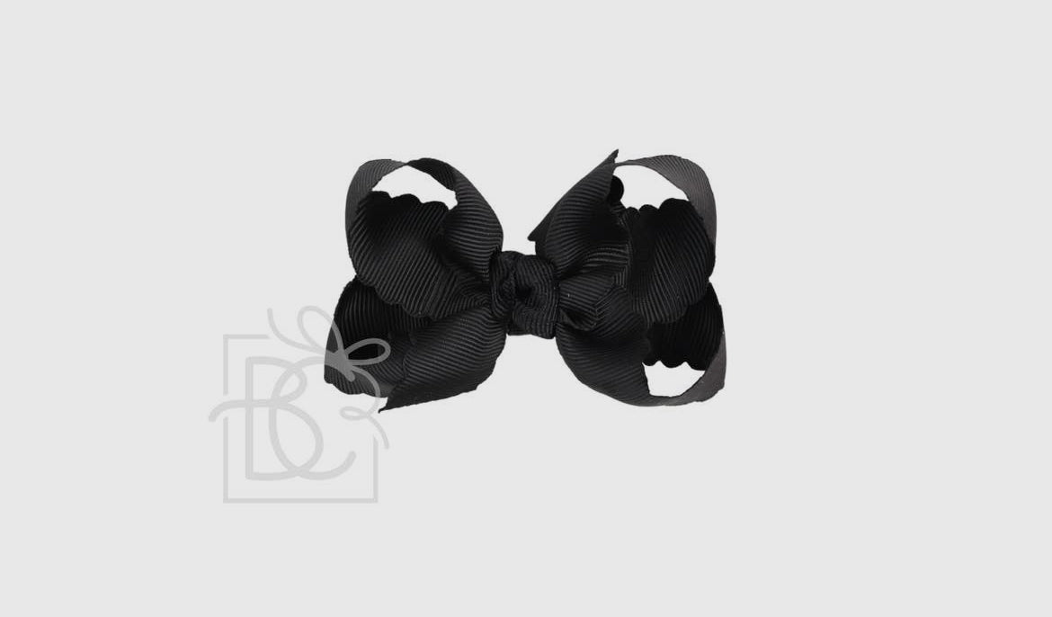 Black Medium Bow - 3.5”