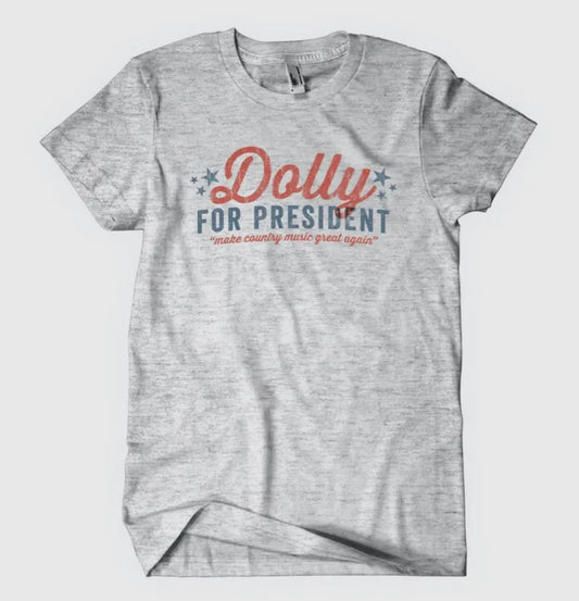 Dolly For President women’s tee