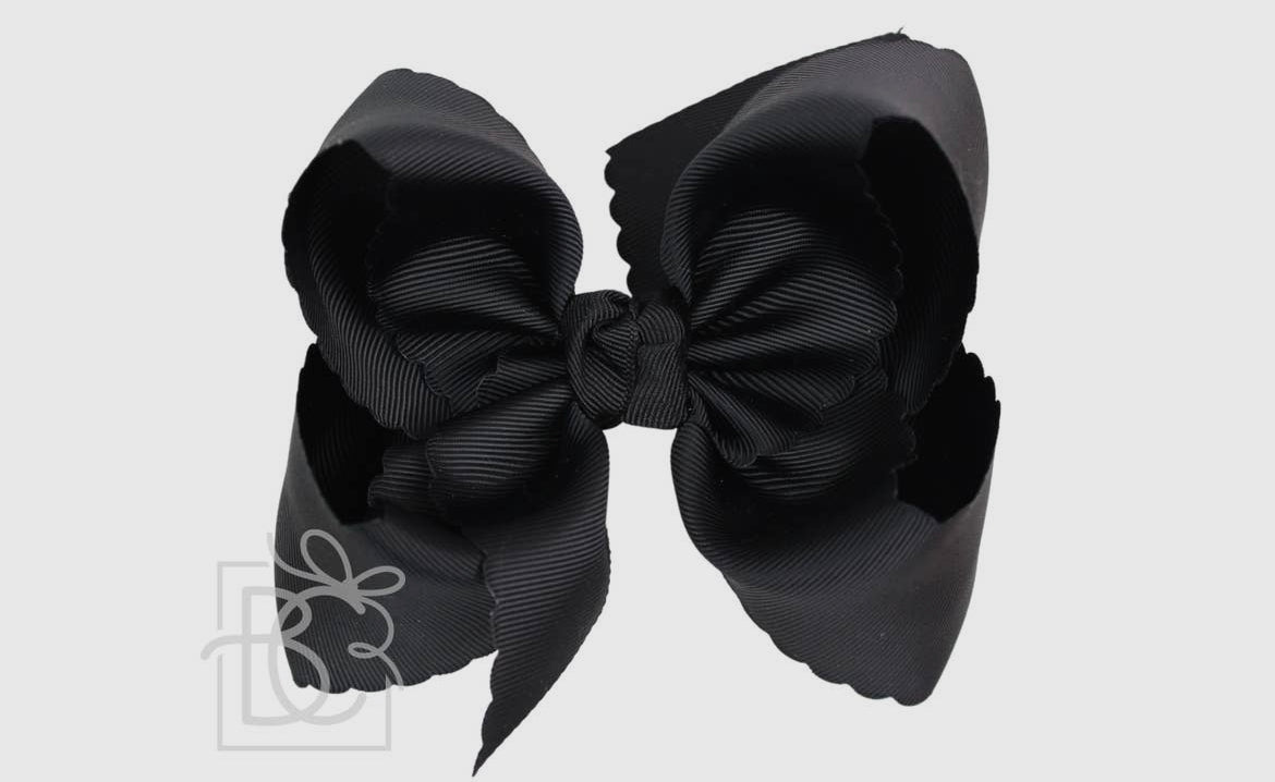 X-Large Black Bow - 5.5”