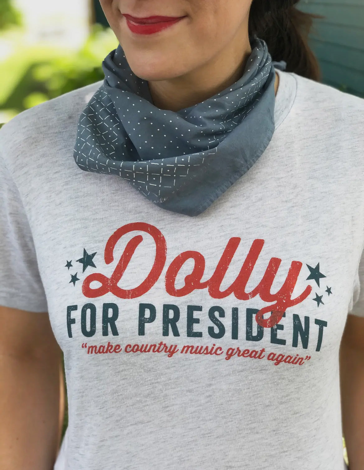 Dolly For President women’s tee