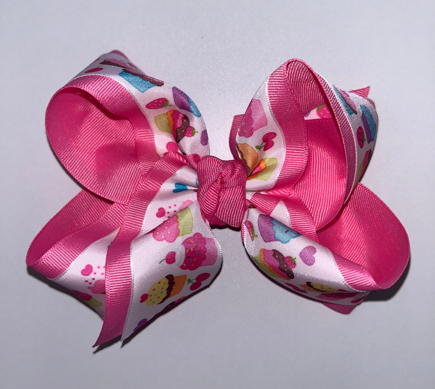 Layered Cupcake Bow 5.5”