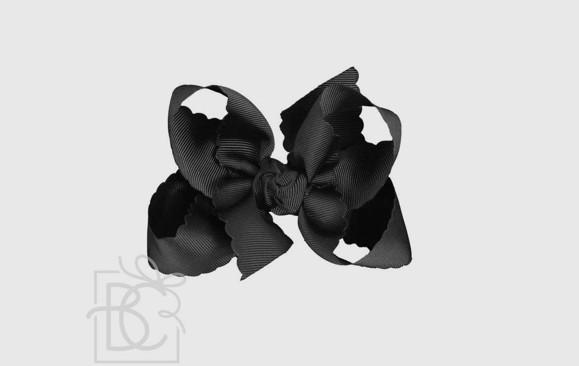 Large Black Bow - 4.5”