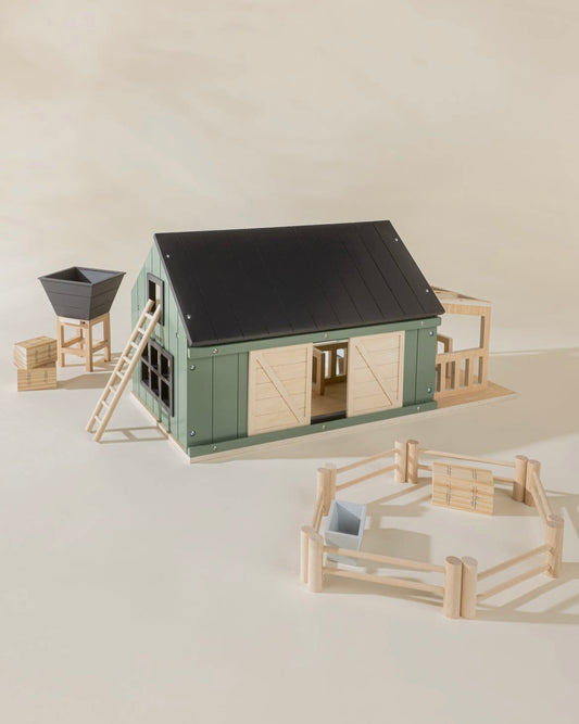 Wooden Farm & Accessories Set