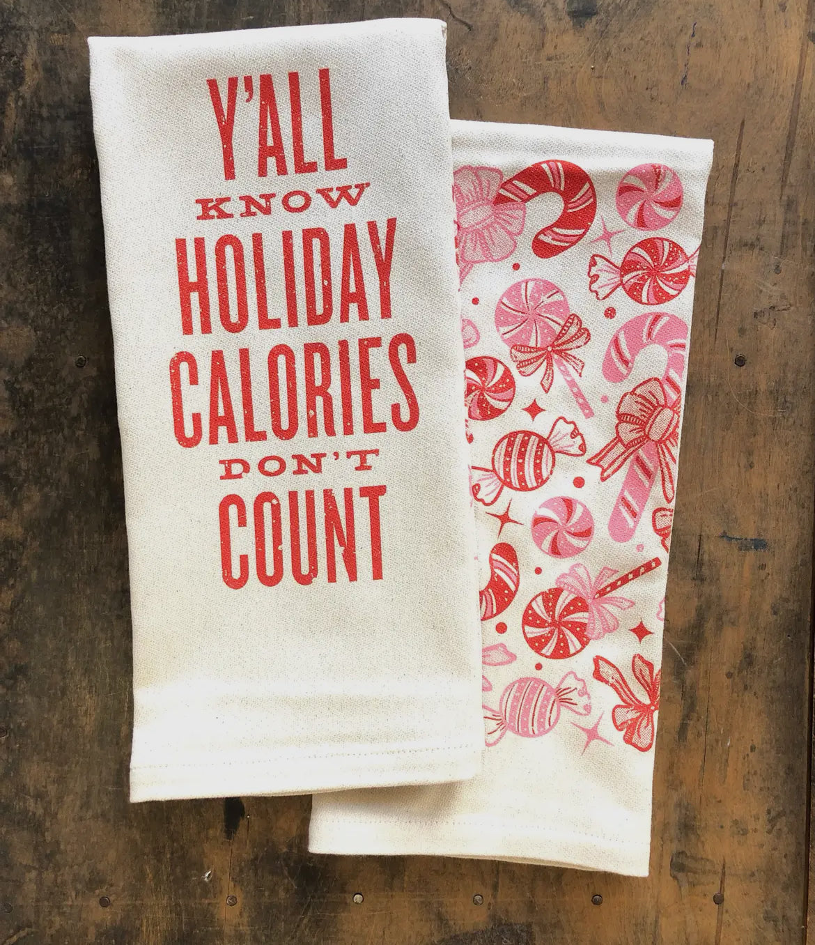 Holiday Calories Kitchen Towel