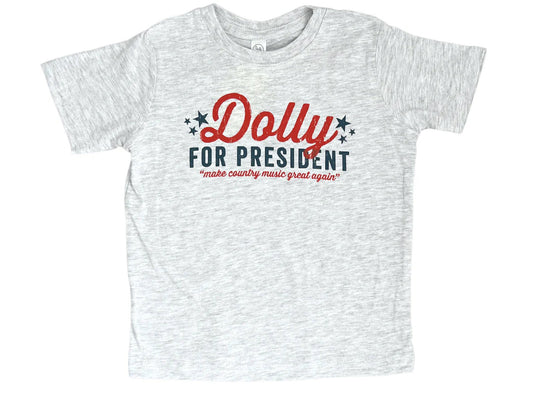 Dolly for President youth tee