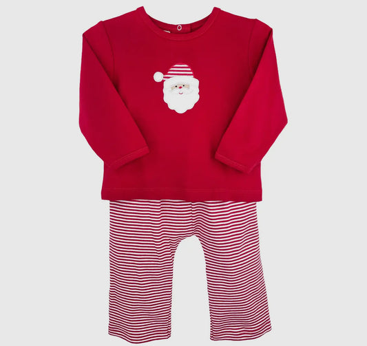 Santa knit top & pant set