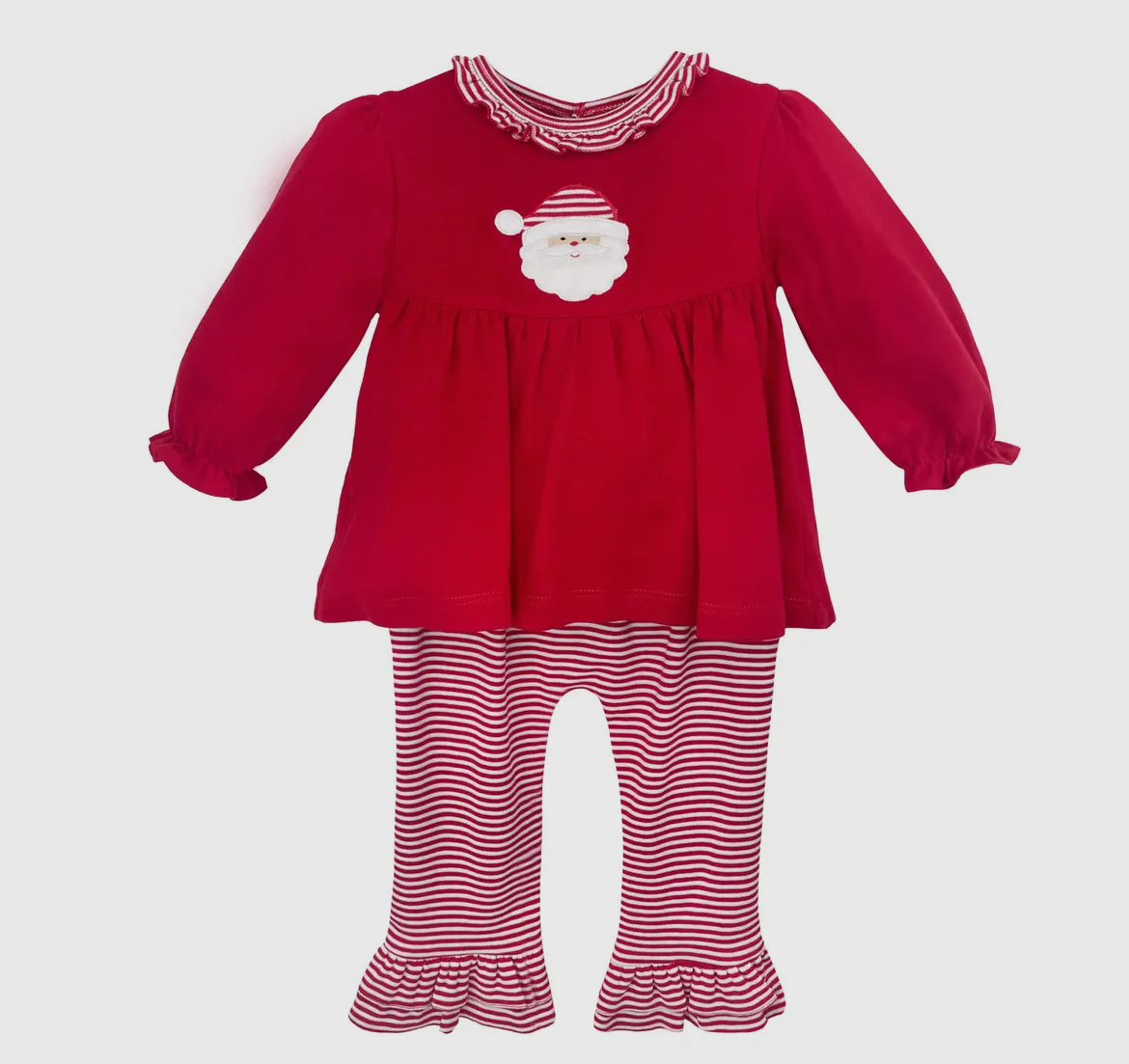 Santa knit top & pant set