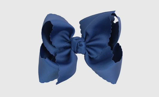 X-LARGE denim blue bow