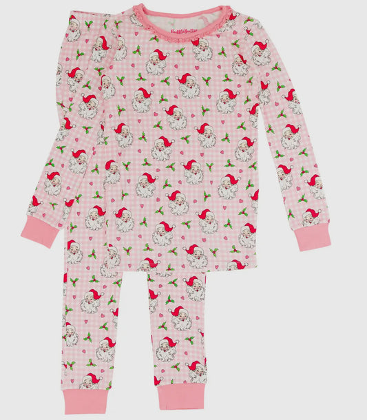 Girls Dear Santa Bamboo Jammies