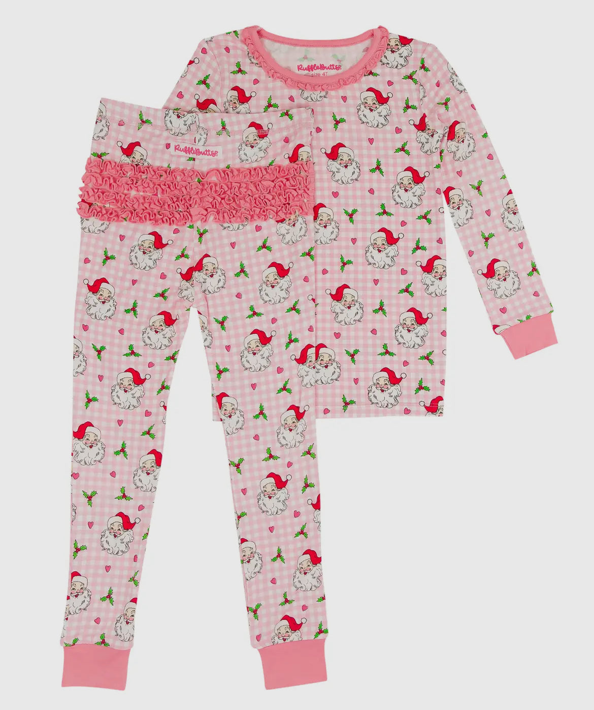 Toddler girls Dear Santa Bamboo Jammies