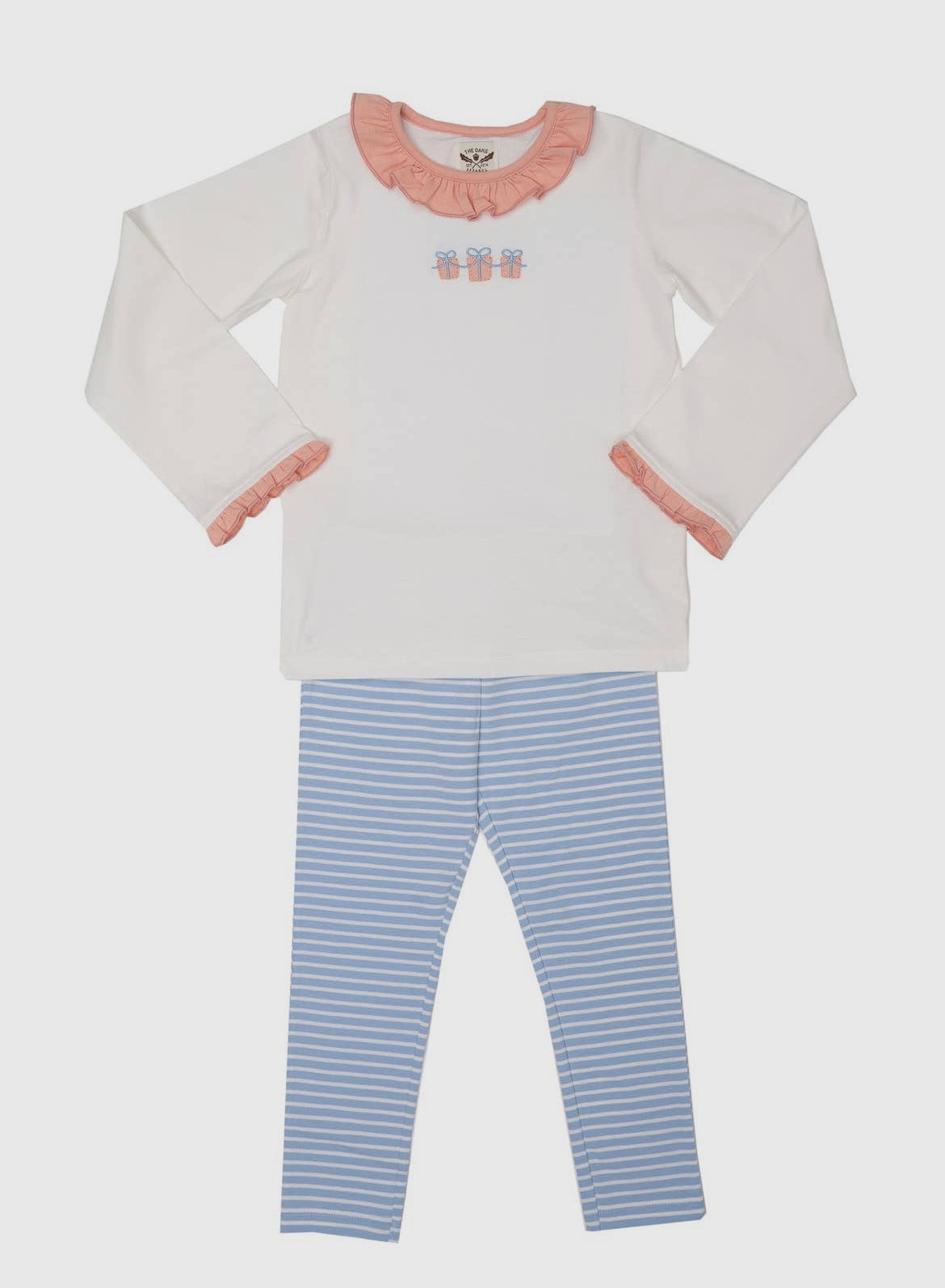 Present Blue Striped Legging Set