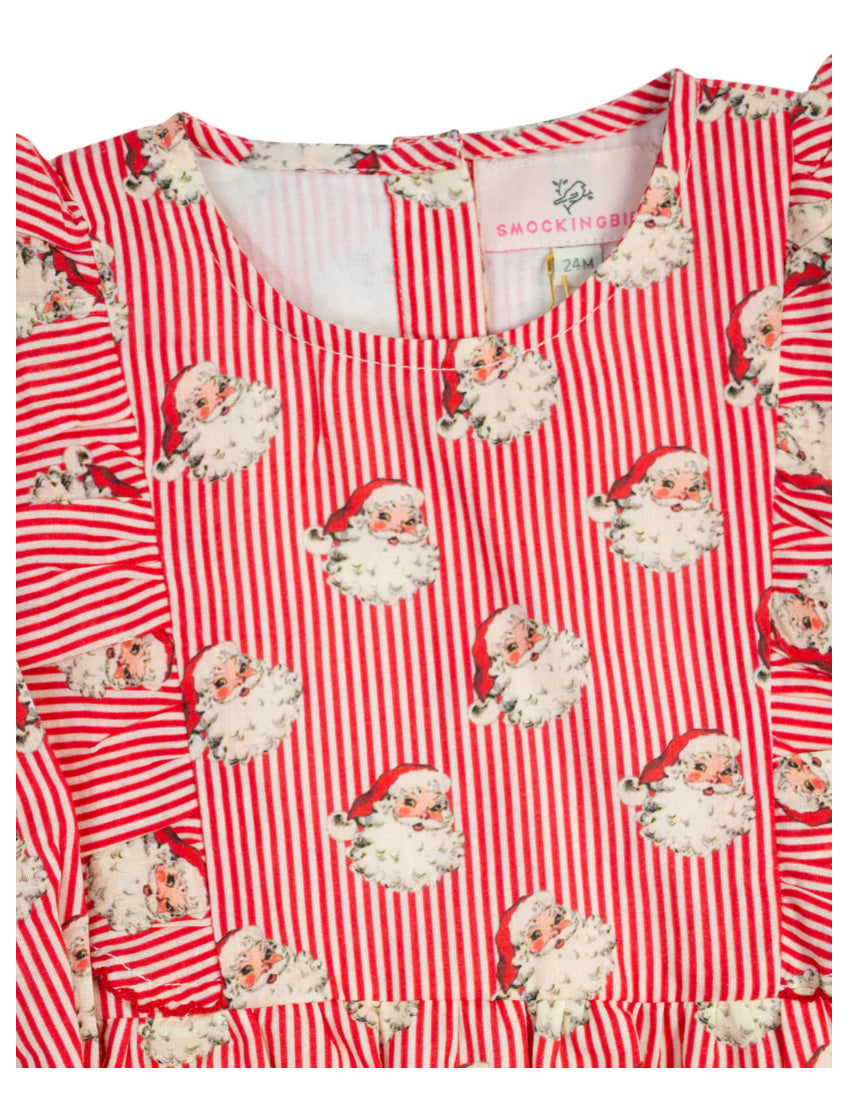 Vintage Santa Striped Dress