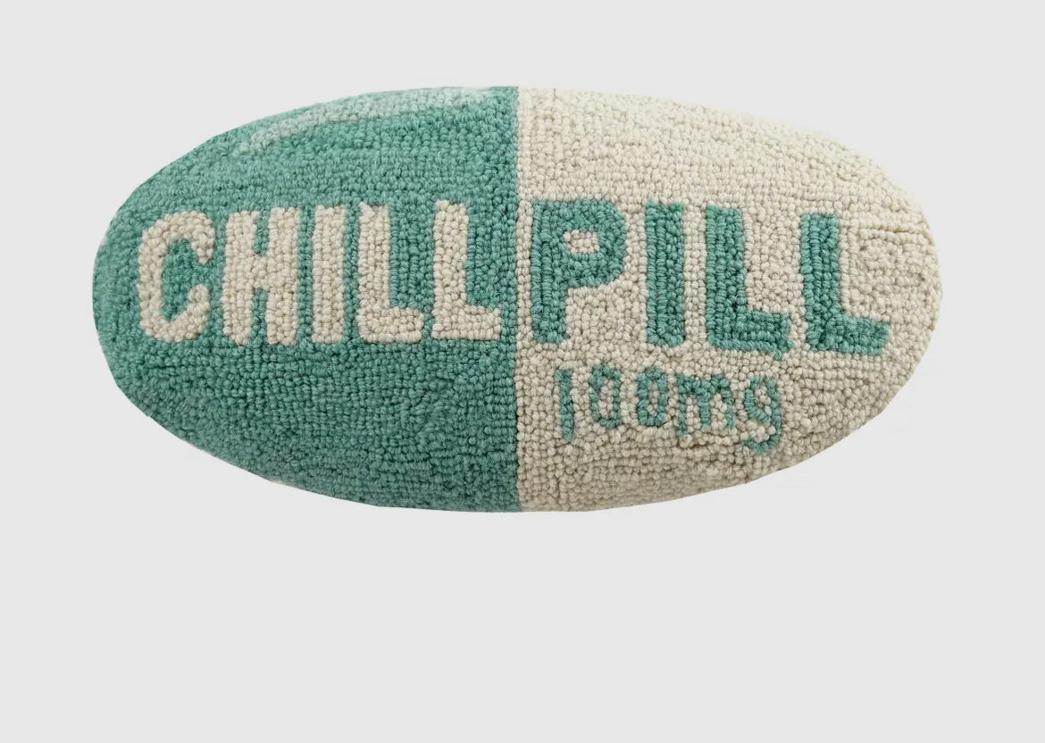 Chill Pill throw pillow