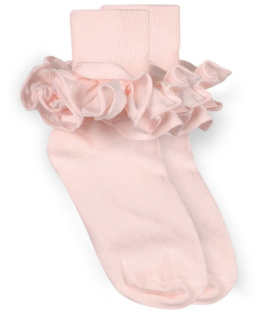 Misty Ruffle - Pastel Pink