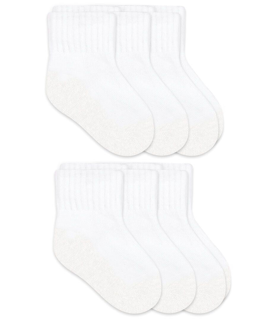 Jefferies Baby Smooth Toe Sport Quarter Sock - 3 Pack